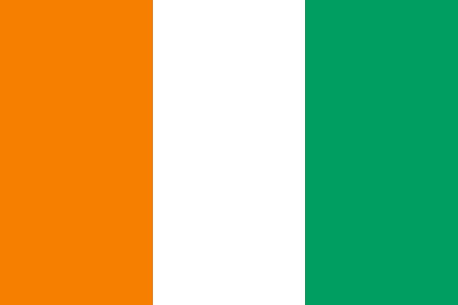 Drapeaux - Côte d'Ivoire