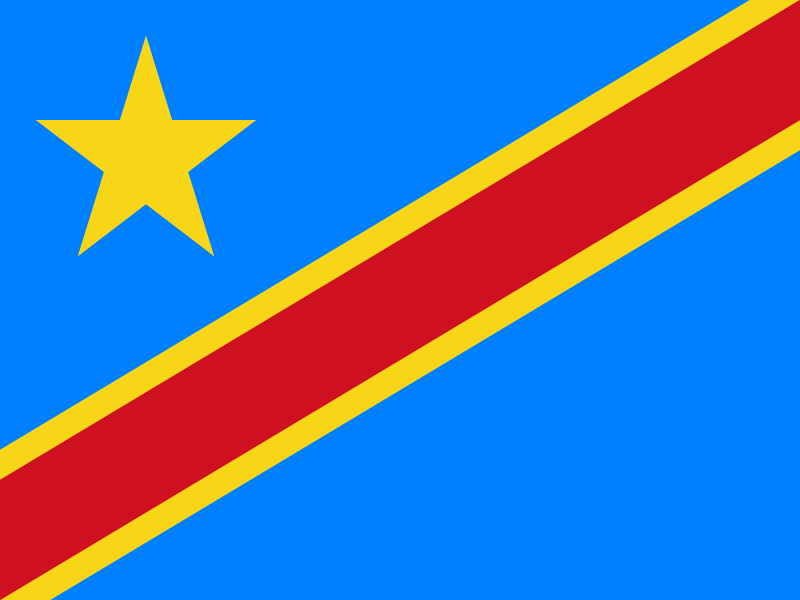 Drapeaux - République démocratique du Congo