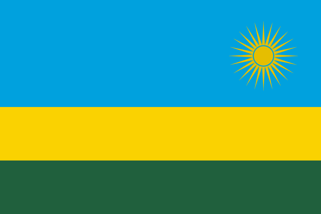 Drapeaux - Rwanda